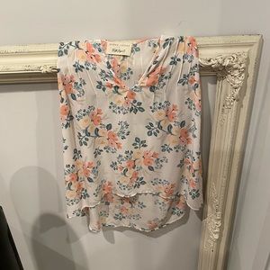 RARE: Rifle Paper Co. x Lauren Conrad Blouse - L